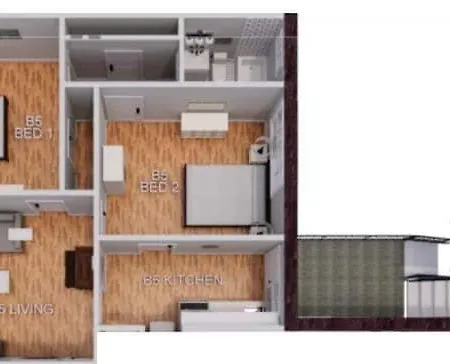 Appartement Sojourn At Colley Manor Unit 5